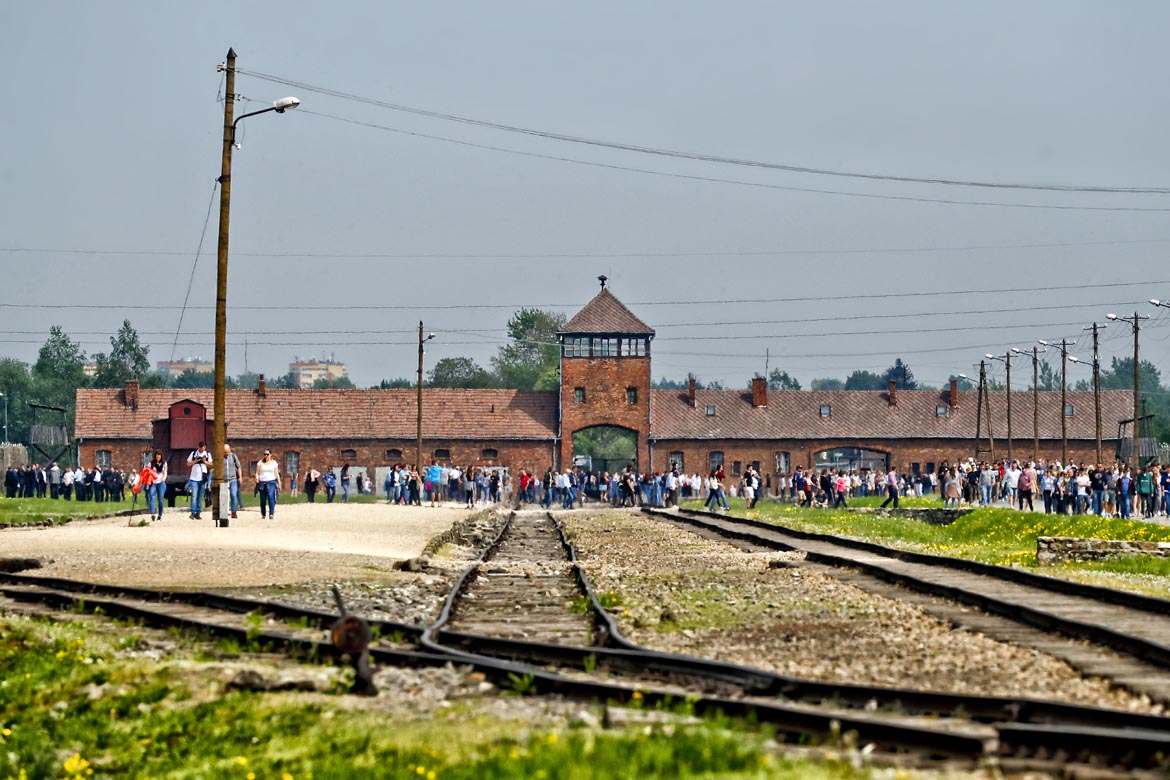 Het voormalige concentratiekamp van Auschwitz-Birkenau
